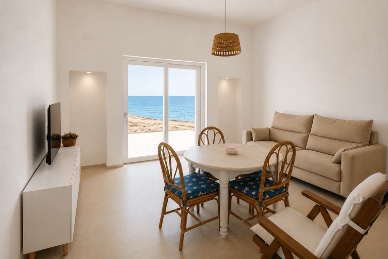 Zona living Dimora Bianca